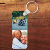 Double Sided 4 Photo Sleutelhanger (Achterkant)