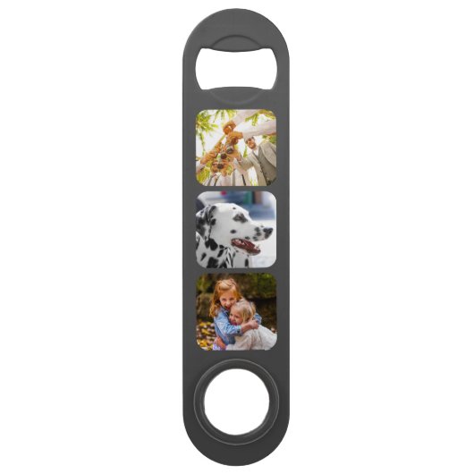 Double Sided 6 Foto Sleutelhanger Bottle Open Speed Flessenopener (Voorkant)