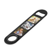 Double Sided 6 Foto Sleutelhanger Bottle Open Speed Flessenopener (Voorkant Gekanteld)