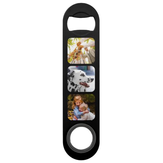 Double Sided 6 Foto Sleutelhanger Bottle Open Speed Flessenopener (Voorkant)