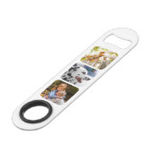 Double Sided 6 Foto Sleutelhanger Bottle Open Speed Flessenopener (Voorkant Gekanteld)