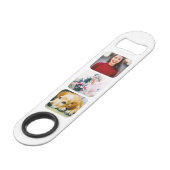 Double Sided 6 Foto Sleutelhanger Bottle Open Speed Flessenopener (Achterkant Gekanteld)