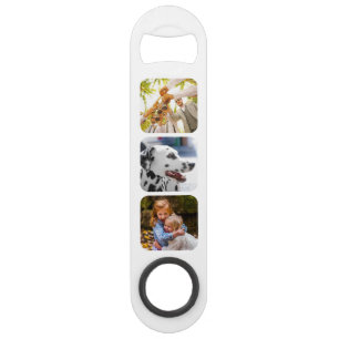Double Sided 6 Foto Sleutelhanger Bottle Open Speed Flessenopener