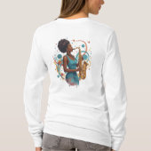 Double-Sided Abstract Dreamer Woman T-Shirt Art (Achterkant)