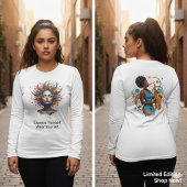 Double-Sided Abstract Dreamer Woman T-Shirt Art