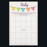 Double Sided Baby shower Games Flyer<br><div class="desc">Haal het feest op gang met dit leuke,  tweezijdige Baby shower Bingo en wat zit er in je paars spel! Verdubbel de lol voor de prijs van één! Bezoek onze website voor meer design en inspiratie: www.creativeuniondesign.com</div>