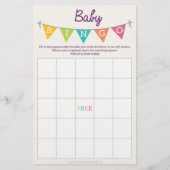Double Sided Baby shower Games Flyer (Voorkant)