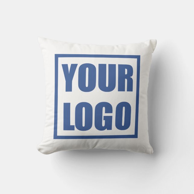 Double Sided Business Logo Cushion Pillow Kussen (Voorkant)