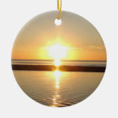 Double Sided Cape Cod Sunset Keramisch Ornament (Voorkant)
