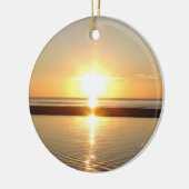 Double Sided Cape Cod Sunset Keramisch Ornament (Links)