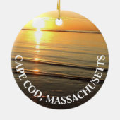 Double Sided Cape Cod Sunset Keramisch Ornament (Achterkant)