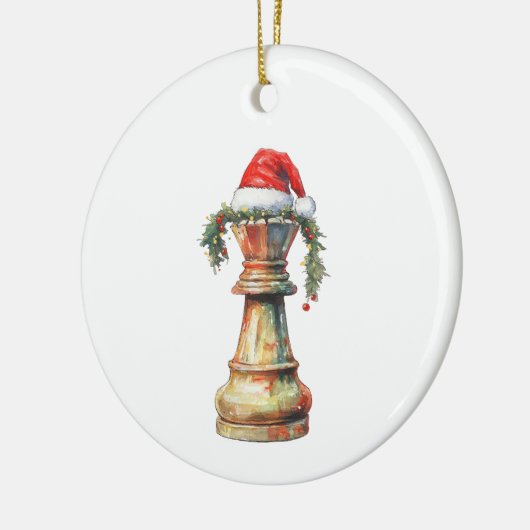 Double-Sided Christmas Chess Ornament King  Knight (Links)