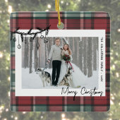 Double Sided Couple Photo Christmas Keramisch Ornament