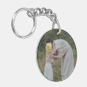 Double Sided Custom Family Photo Keychain (Voorkant Links)