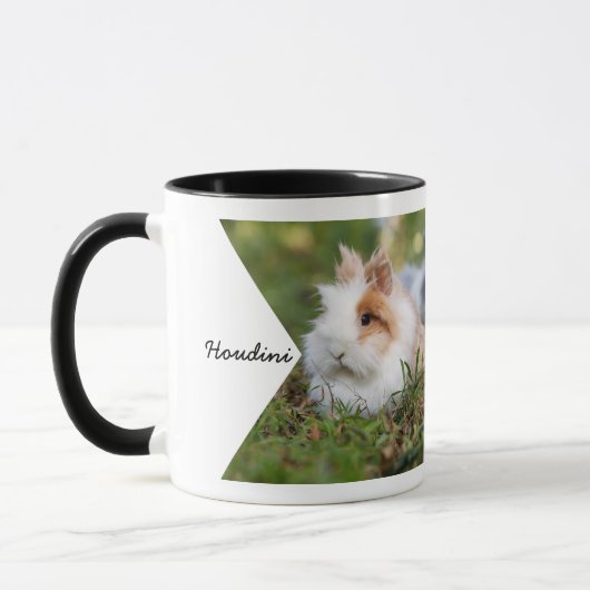 Double sided family pet name photo mok (Links)
