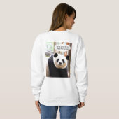 Double Sided Hamlet Shakespeare Quote Panda Beer Trui (Achterkant volledig)