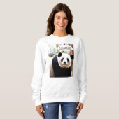 Double Sided Hamlet Shakespeare Quote Panda Beer Trui (Voorkant volledig)