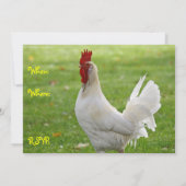 Double Sided Invitation Kaart (Achterkant)