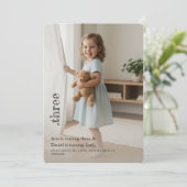 Double Sided Joint Photo Birthday Party Boy Girl Kaart (Staand voorkant)