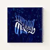 Double Sided Journal-Notitieboek - blauw Notitieboek (Achterkant)