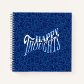 Double Sided Journal-Notitieboek - blauw Notitieboek (Voorkant)