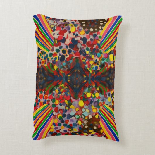 Double-Sided Kaleidoscope Tote – One-of-a-Kind  Accent Kussen (Achterkant (Verticaal))