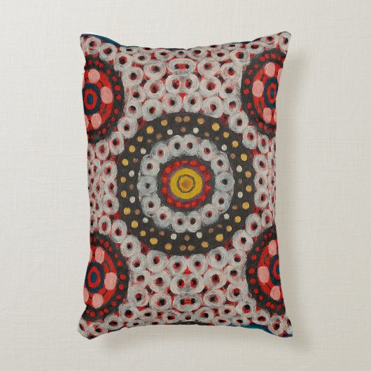 Double-Sided Kaleidoscope Tote – One-of-a-Kind  Accent Kussen (Voorkant(Verticaal))