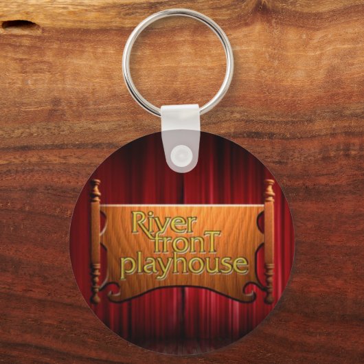 double sided logo key chain sleutelhanger (Voorkant)