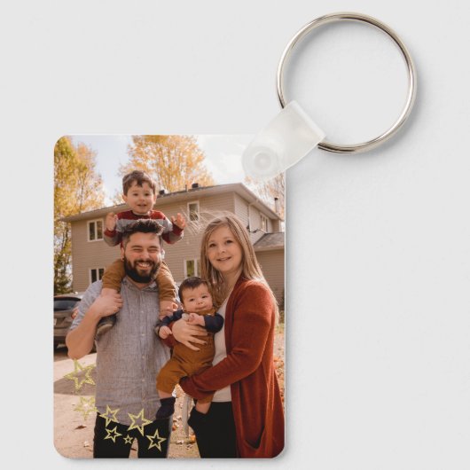 Double Sided Photo Keychains, Custom Photo Sleutelhanger (Achterkant)