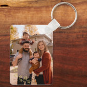 Double Sided Photo Keychains, Custom Photo Sleutelhanger (Achterkant)
