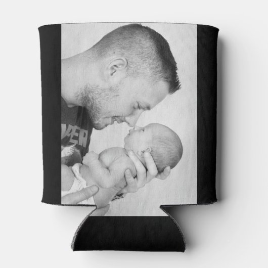 Double Sided Photo Personised Cute Blikjeskoeler (Achterkant)