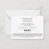 Double-Sided Small Business Packaging Insert Notitiekaartje (Achterkant)