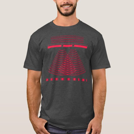 Double Slit Eperiment Quantum Physics Lover Gift T-shirt (Voorkant)
