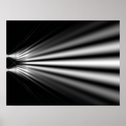 Double Slit Experiment Poster (Voorkant)
