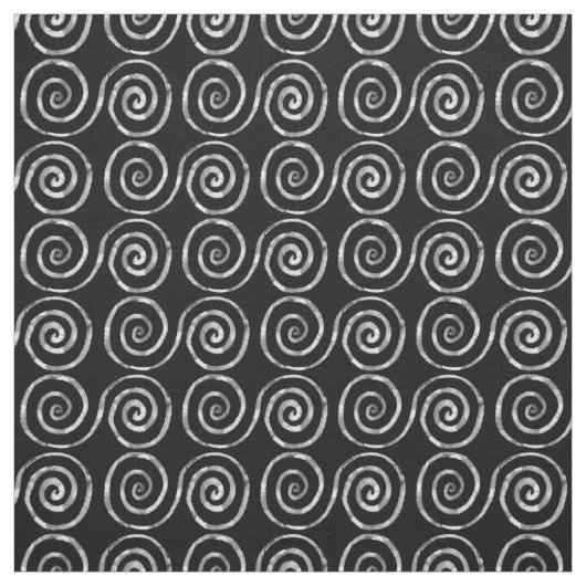 Double Spiral Celtic Pattern Stof (Swatch)