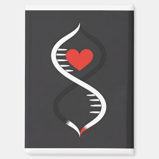 Double Spiral with Heart  Magneet