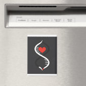 Double Spiral with Heart  Magneet (Insitu (Vaatwasser))