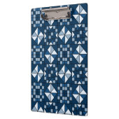 Double Star Chain Shades of Blue Quilt Klembord (Links)