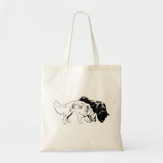 Double Stride bij het vallen van de avond Tote Bag (Voorkant)