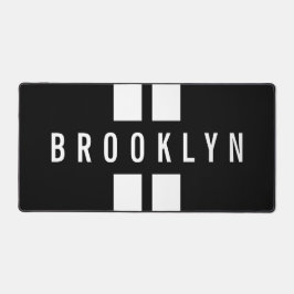 Double Stripes Custom Name Racing Fan Race Classic Bureaumat