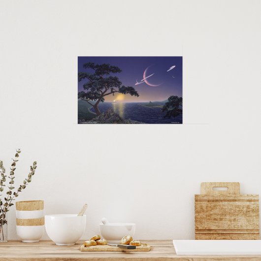 Double Sunset Poster (Keuken)