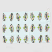 "Double Tennis" Tennis Sweat Towel Golfhanddoek (Horizontaal)