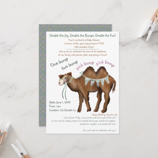 Double the Joy, Double the Love Kaart (Voorkant / Achterkant in situ)