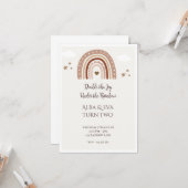 Double the Joy Under the Rainbow beroemd gemaakt d Kaart (Voorkant / Achterkant in situ)