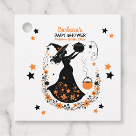 Double Trouble Brew - Een Tweeling Halloween Baby  Bedankjes Labels
