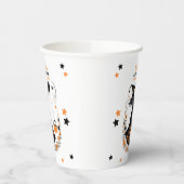 Double Trouble Brew - Een Tweeling Halloween Baby  Papieren Bekers (Links)