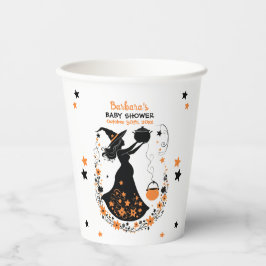 Double Trouble Brew - Een Tweeling Halloween Baby  Papieren Bekers