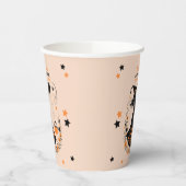 Double Trouble Brew - Een Tweeling Halloween Baby  Papieren Bekers (Links)