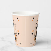 Double Trouble Brew - Een Tweeling Halloween Baby  Papieren Bekers (Rechts)