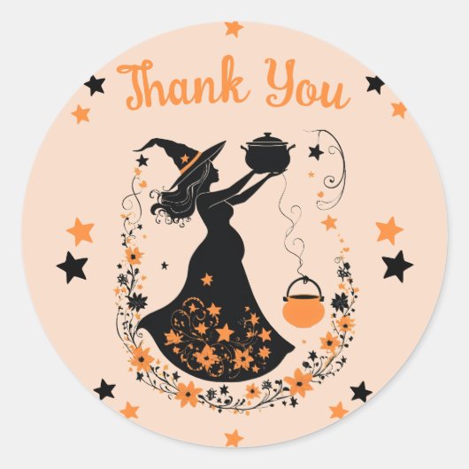 Double Trouble Brew - Een Tweeling Halloween Baby  Ronde Sticker (Voorkant)